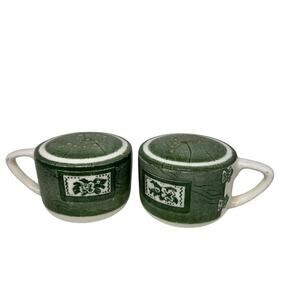 Vintage Colonial Homestead Salt & Pepper Shaker Set